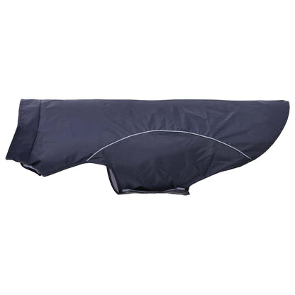 Capa de chuva para cães com tiras reflectoras azul-marinho 4XL