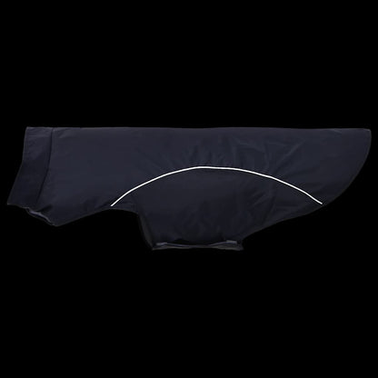 Capa de chuva para cães com tiras reflectoras azul-marinho 4XL