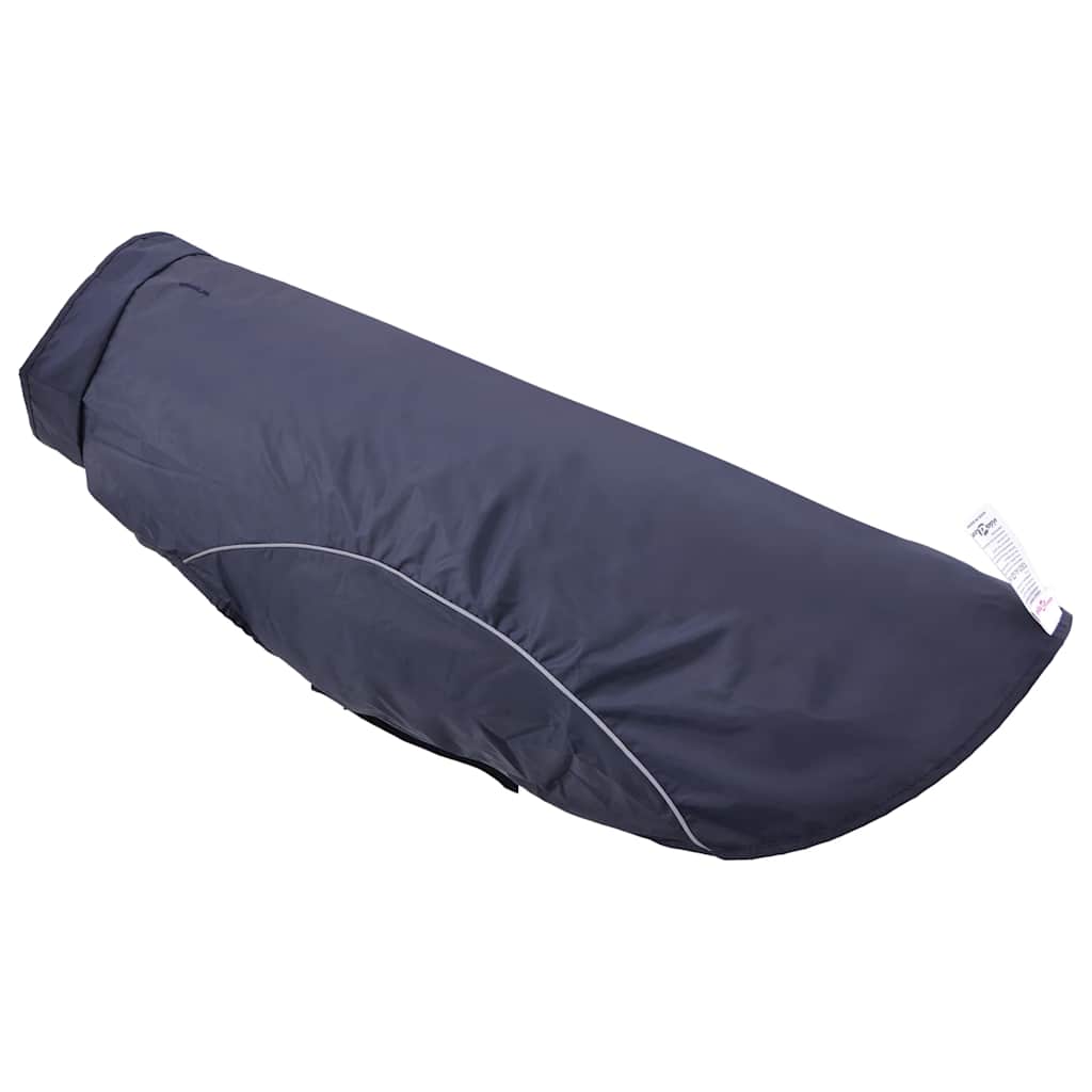 Capa de chuva para cães com tiras reflectoras azul-marinho 4XL