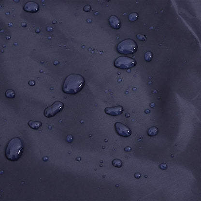 Capa de chuva para cães com tiras reflectoras azul-marinho 4XL