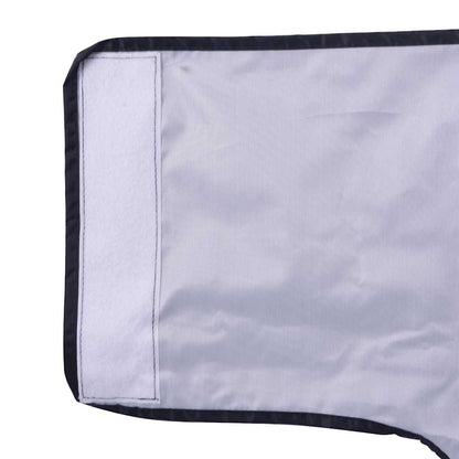Capa de chuva para cães com tiras reflectoras azul-marinho 4XL