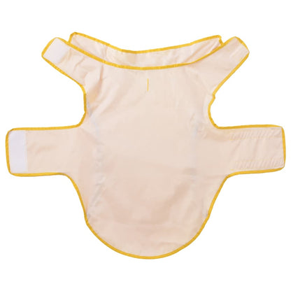 Capa de chuva para cães com tiras reflectoras amarelo 2XL