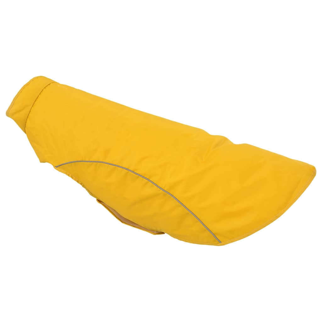 Capa de chuva para cães com tiras reflectoras amarelo 3XL