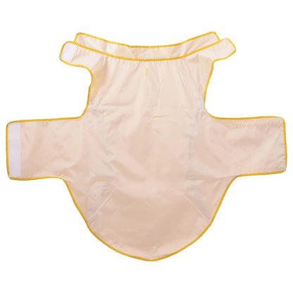Capa de chuva para cães com tiras reflectoras amarelo 4XL