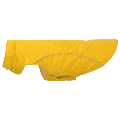 Capa de chuva para cães com tiras reflectoras amarelo 4XL