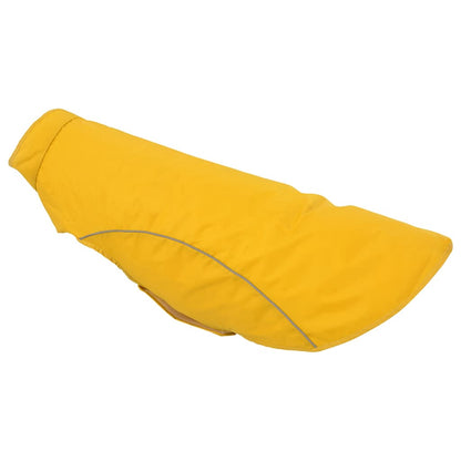 Capa de chuva para cães com tiras reflectoras amarelo 4XL