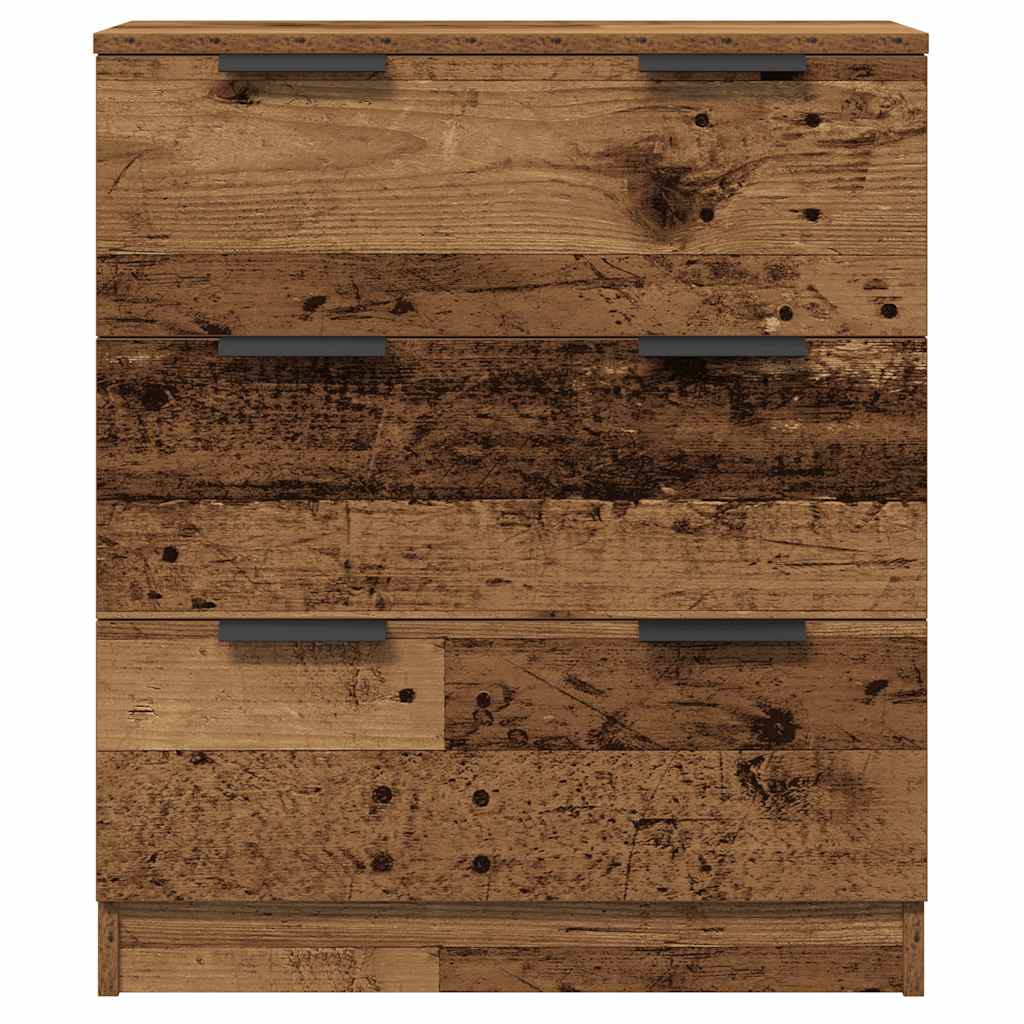 Aparadores 3 pcs 60x30x70 cm derivados de madeira madeira velha