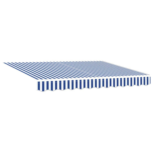 Tecido de substituição para toldo Azul e branco 350 x 200 cm