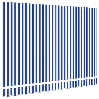 Tecido de substituição para toldo Azul e branco 350 x 200 cm