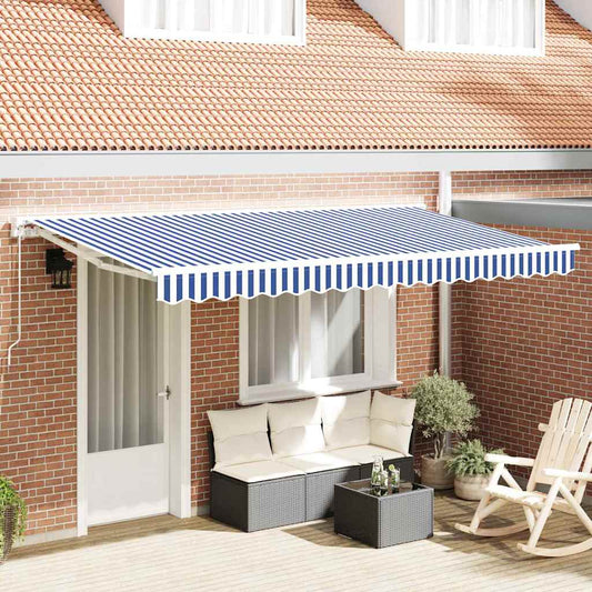 Tecido de substituição para toldo Azul e branco 400 x 200 cm