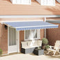 Tecido de substituição para toldo Azul e branco 400 x 200 cm