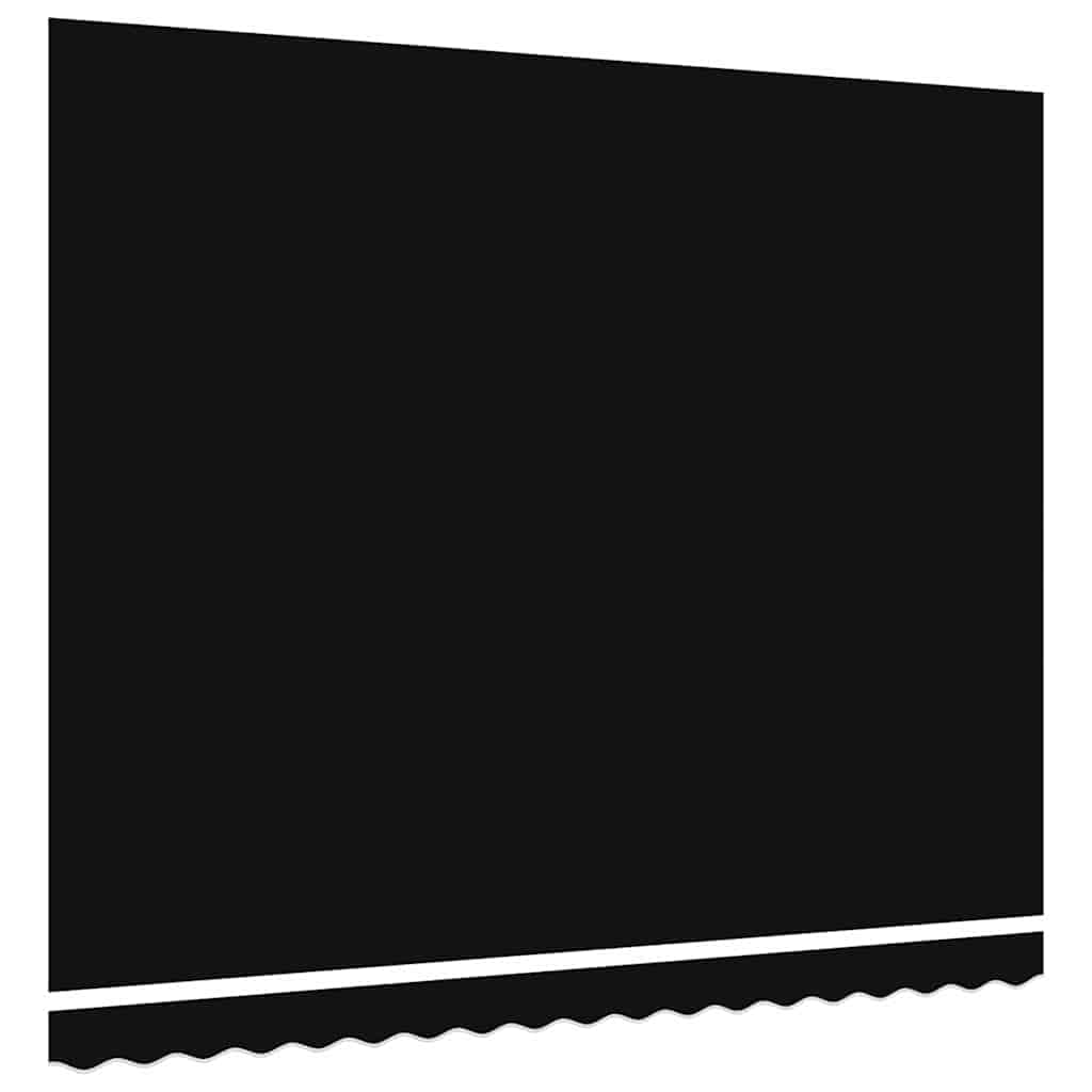 Tecido de substituição para toldo Preto 400 × 350 cm lona