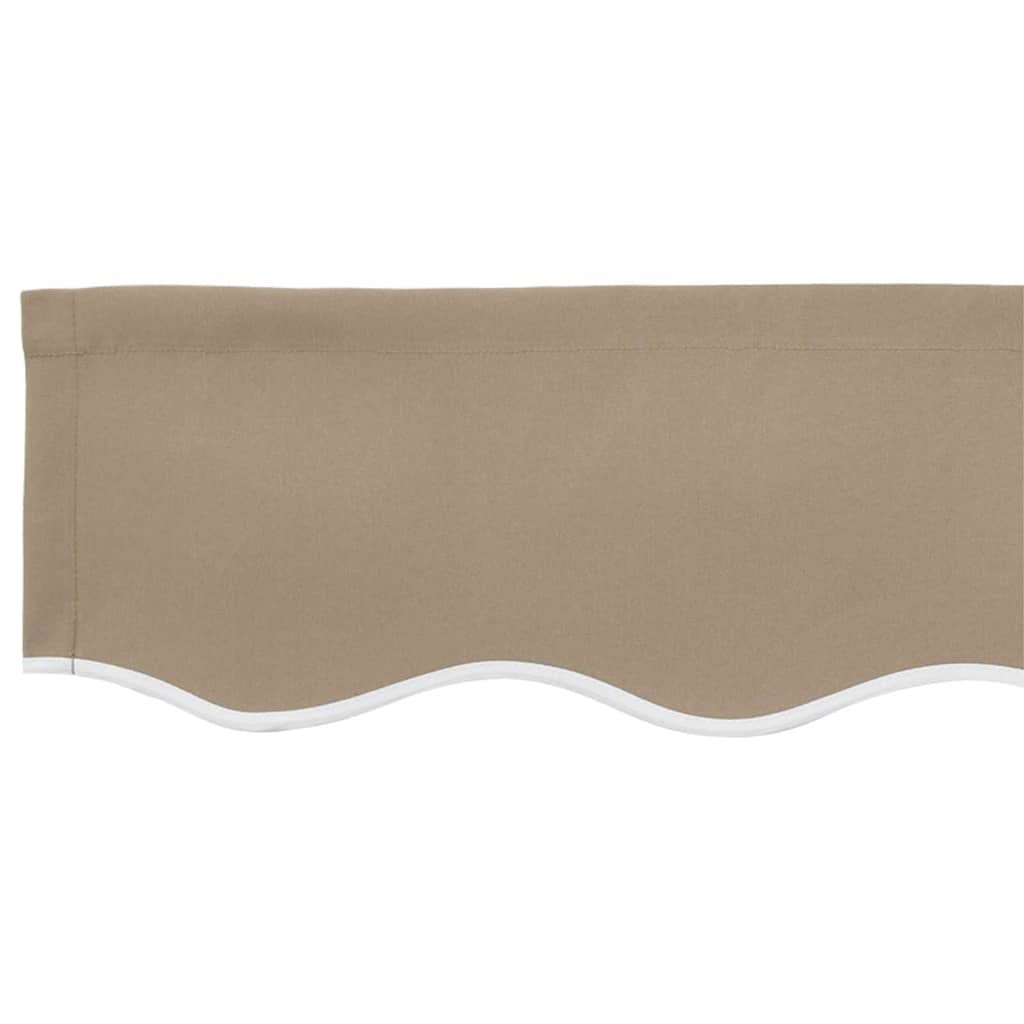 Tecido de substituição para toldo Bege 400 × 300 cm lona