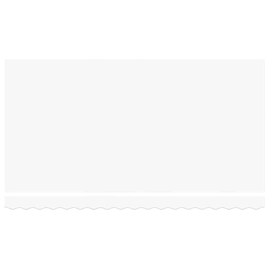 Tecido de substituição para toldo Branco 380 x 195 cm Poliéster