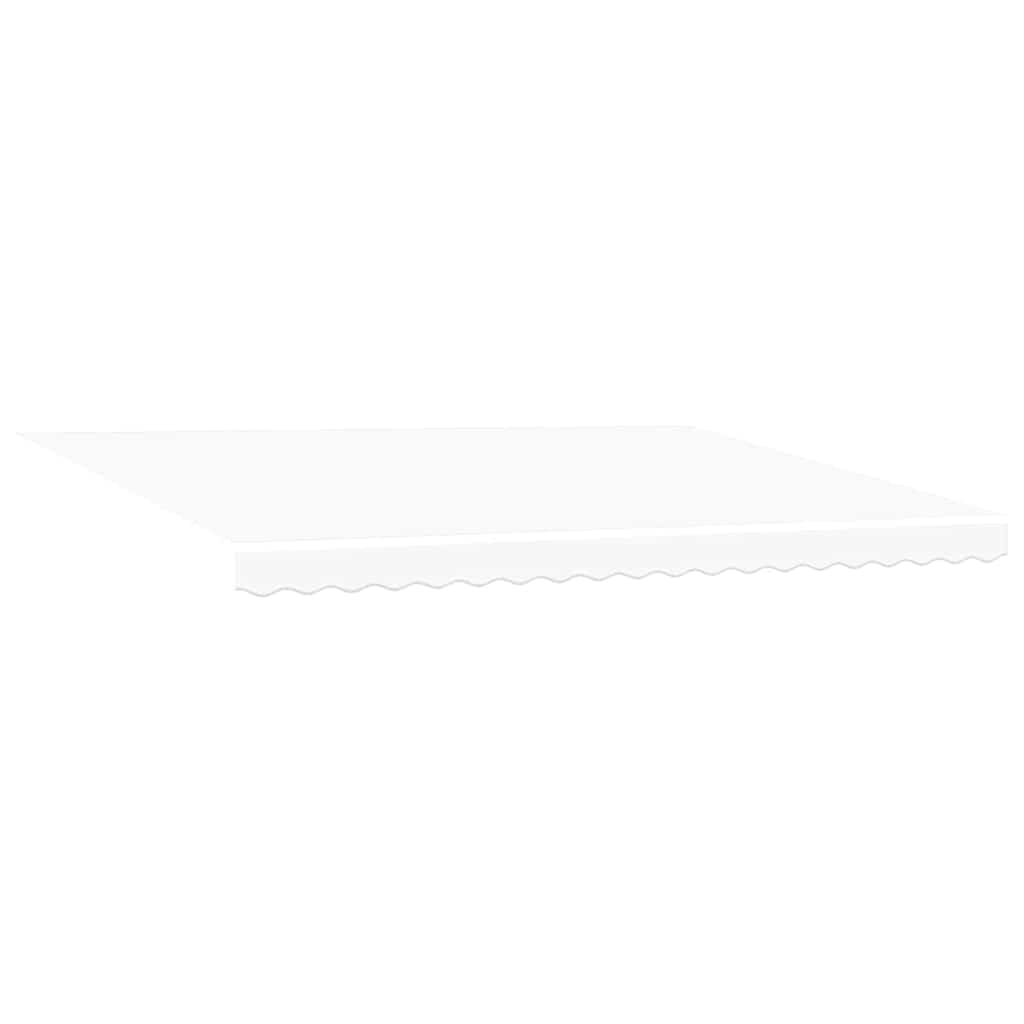 Tecido de substituição para toldo Branco 450 × 350 cm lona