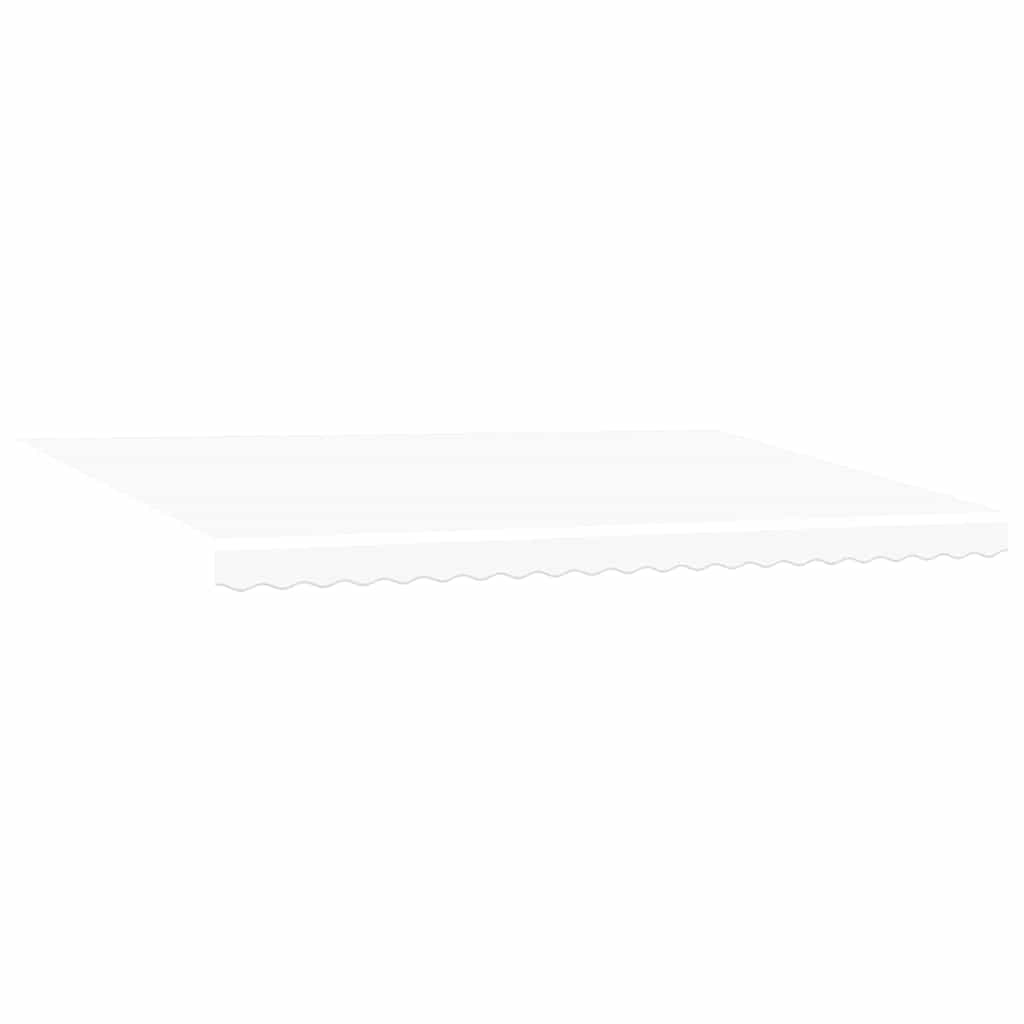 Tecido de substituição para toldo Branco 500 × 350 cm lona