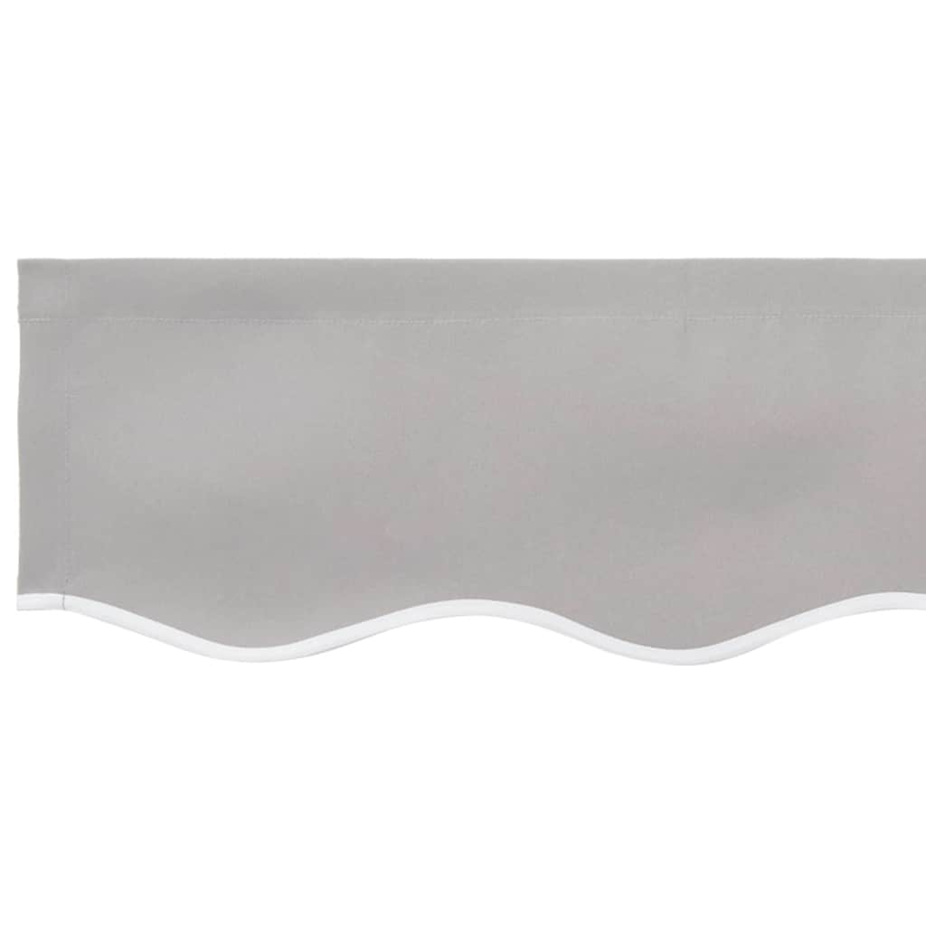 Tecido de substituição para toldo Cinzento-claro 300 x 250 cm