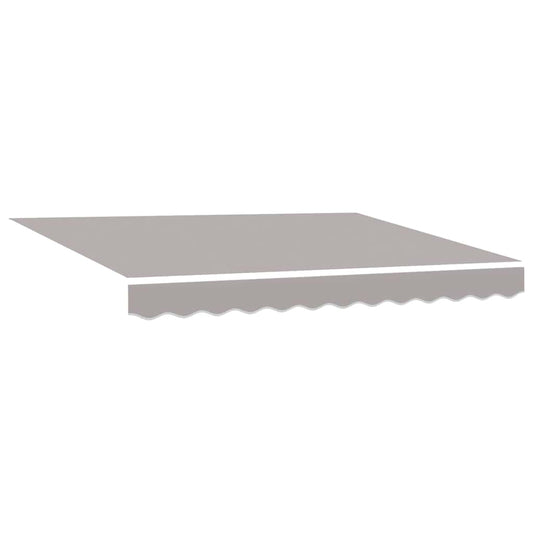 Tecido de substituição para toldo Cinzento-claro 300 x 250 cm
