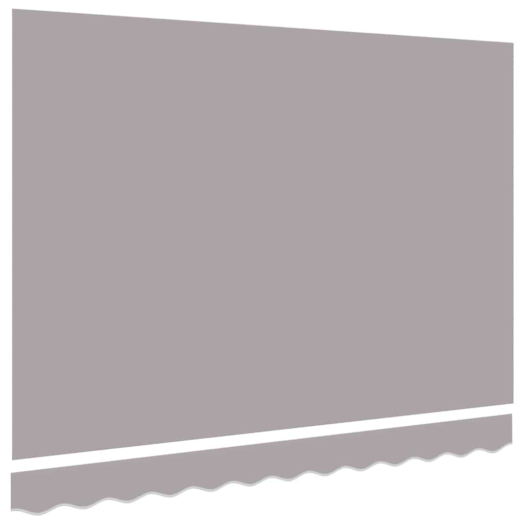 Tecido de substituição para toldo Cinzento-claro 300 x 250 cm