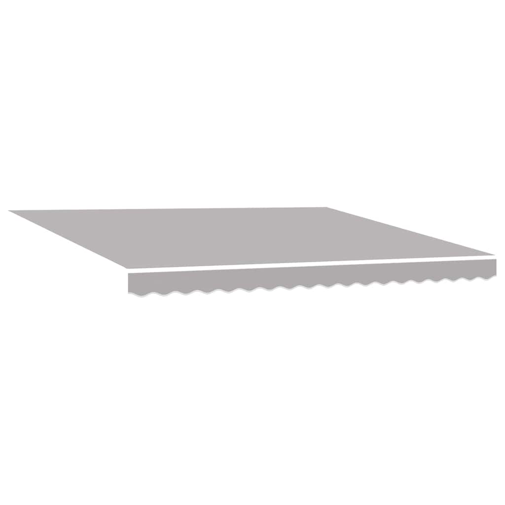 Tecido de substituição para toldo Cinzento-claro 400 × 350 cm
