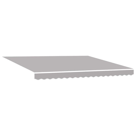Tecido de substituição para toldo Cinzento-claro 400 × 350 cm