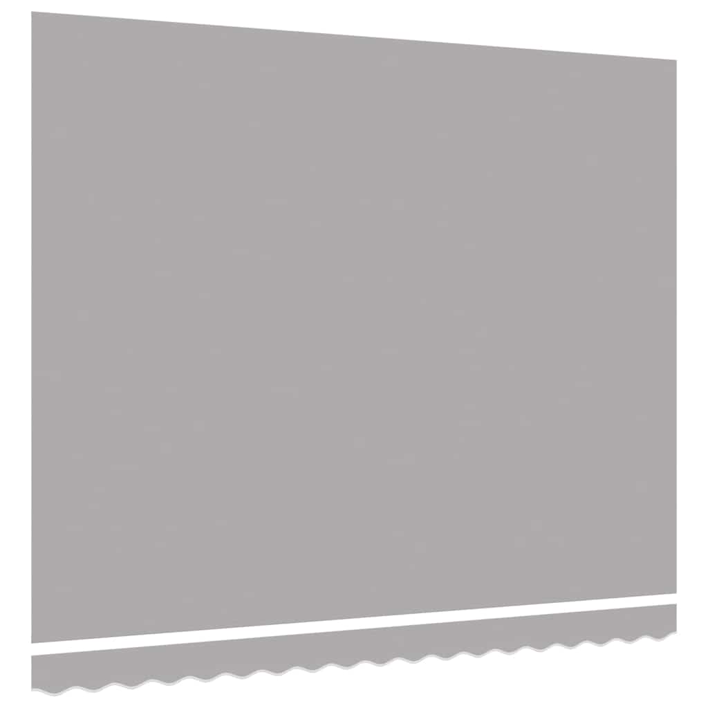 Tecido de substituição para toldo Cinzento-claro 400 × 350 cm