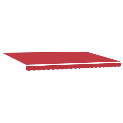 Tecido de substituição para toldo Vermelho 500 × 350 cm lona