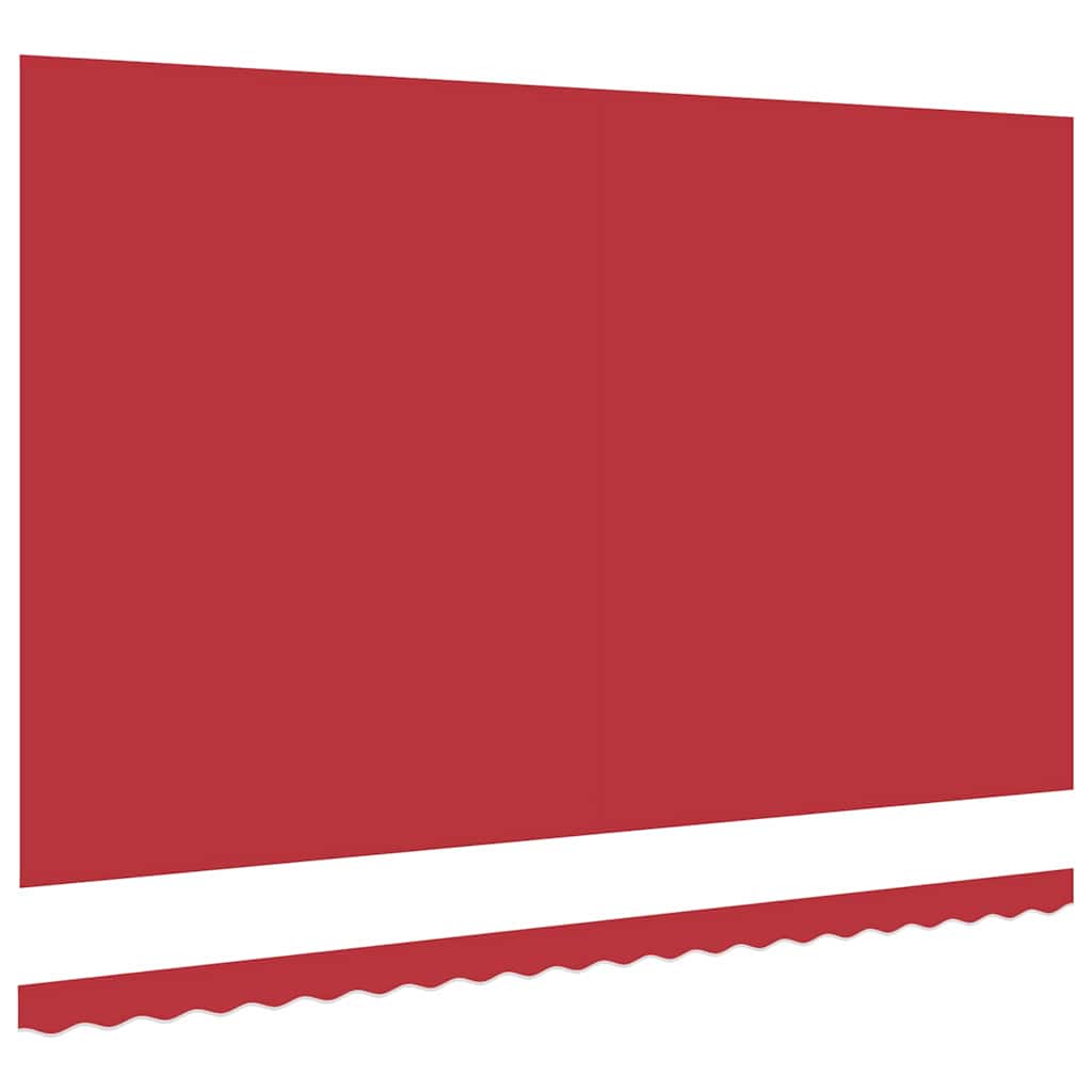 Tecido de substituição para toldo Vermelho 500 × 350 cm lona