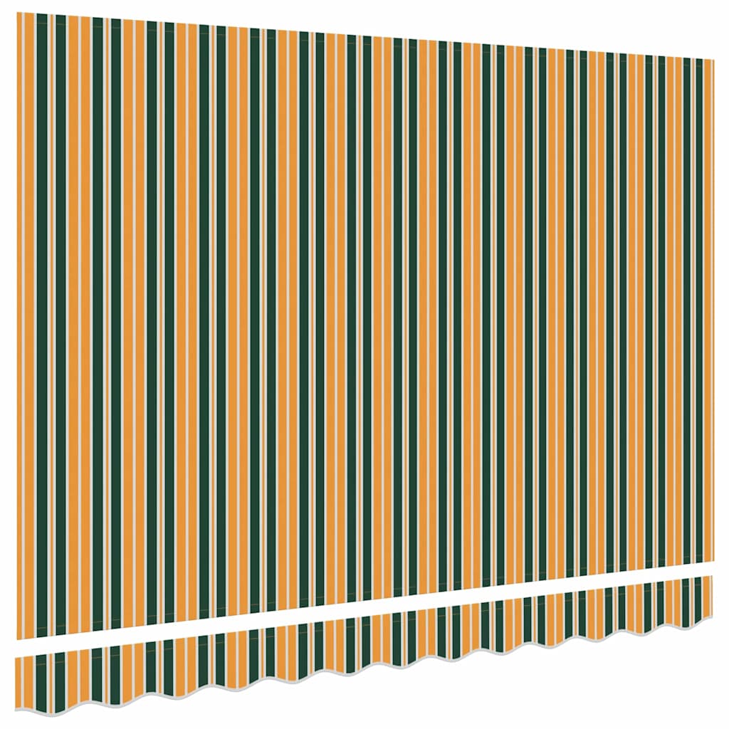 Tecido de substituição para toldo Verde e amarelo 300 x 250 cm