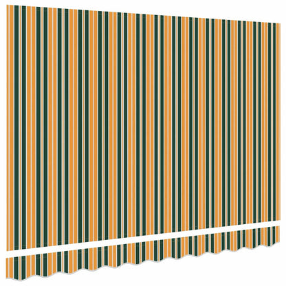Tecido de substituição para toldo Verde e amarelo 300 x 250 cm