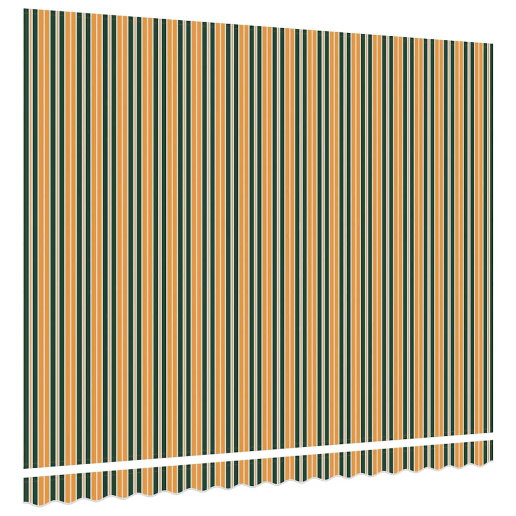 Tecido de substituição para toldo Verde e amarelo 400 × 300 cm
