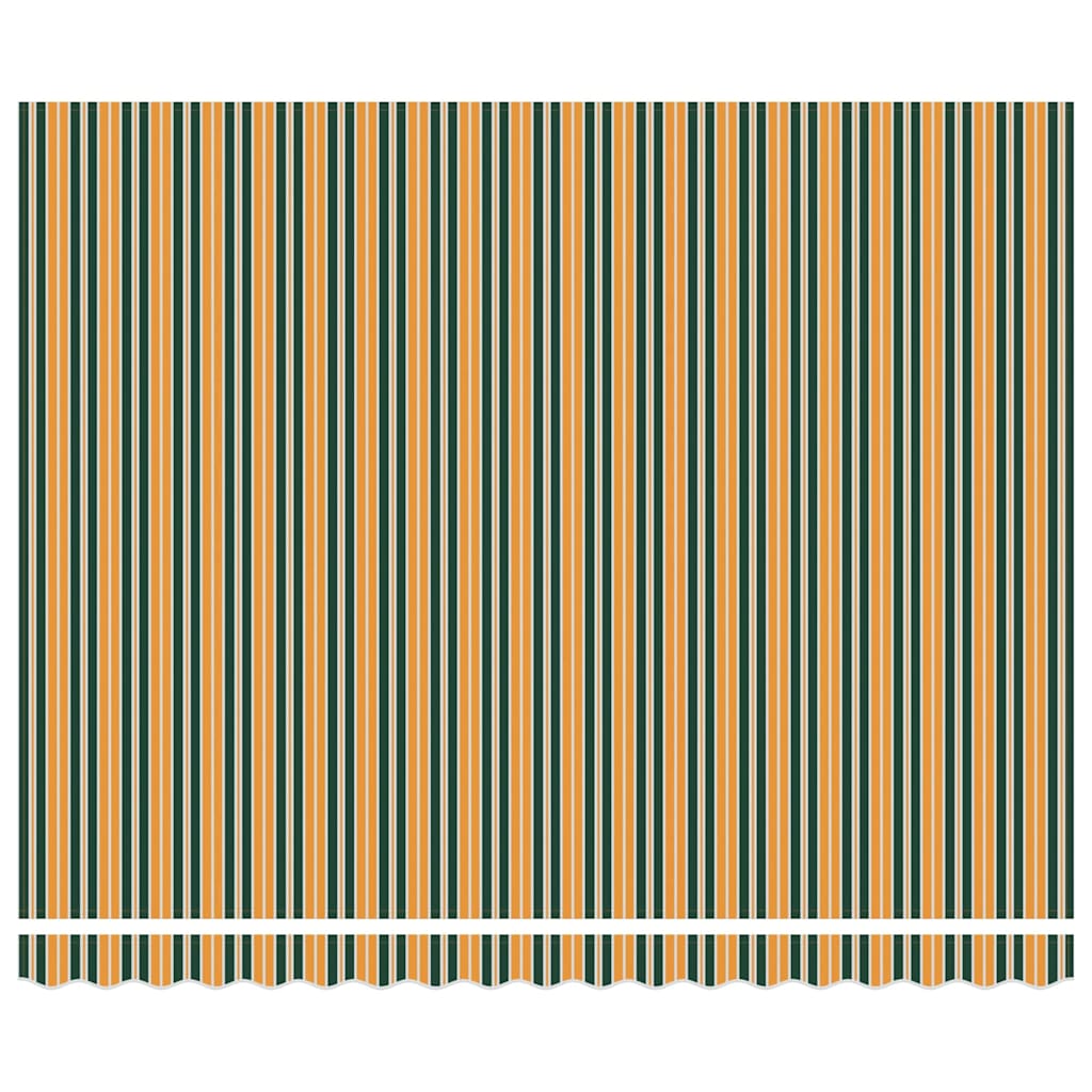 Tecido de substituição para toldo Verde e amarelo 400 × 300 cm
