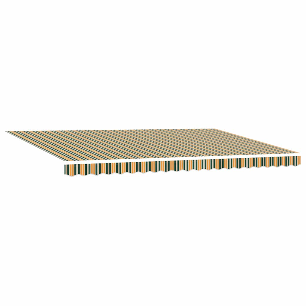 Tecido de substituição para toldo Verde e amarelo 500 × 350 cm