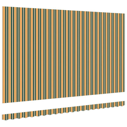 Tecido de substituição para toldo Verde e amarelo 500 × 350 cm