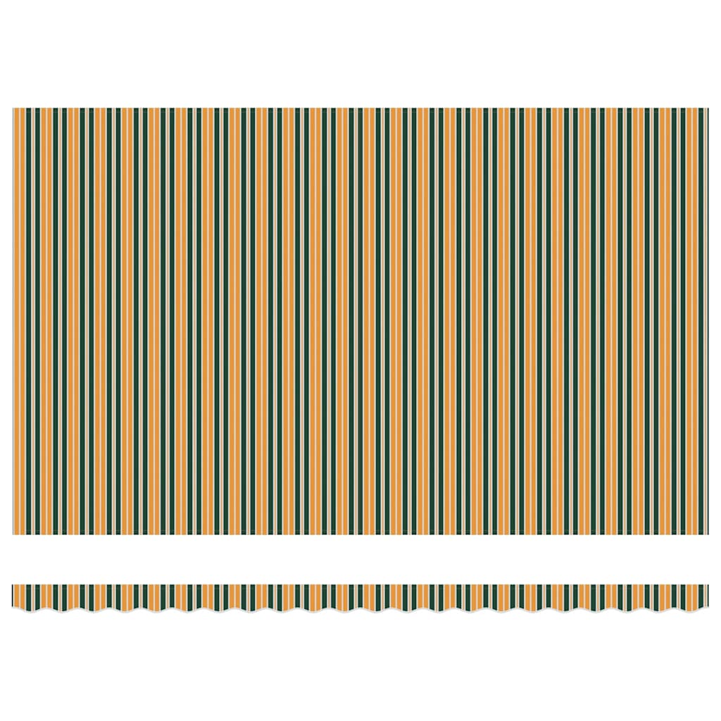 Tecido de substituição para toldo Verde e amarelo 500 × 350 cm
