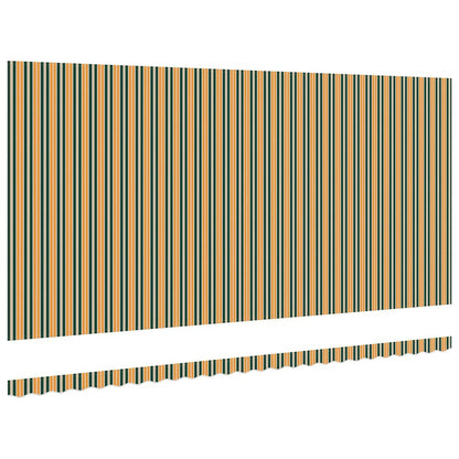 Tecido de substituição para toldo Verde e amarelo 600 × 300 cm