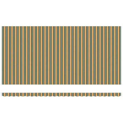 Tecido de substituição para toldo Verde e amarelo 600 × 300 cm
