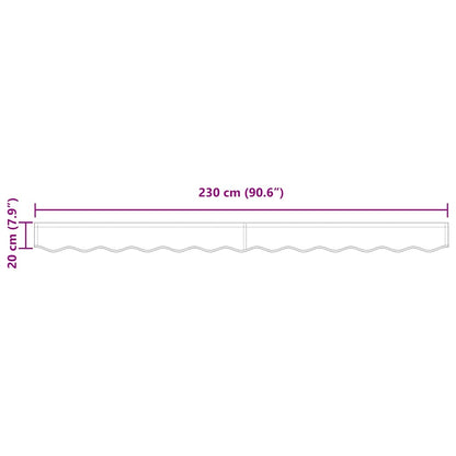 Valência de Toldos Creme 2,3 x 0,2 m lona