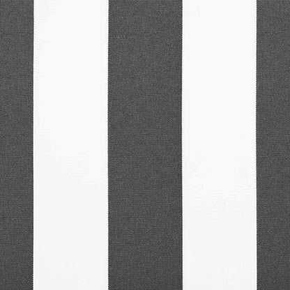 Valência de Toldos Antracite e branco 2,3 x 0,2 m lona