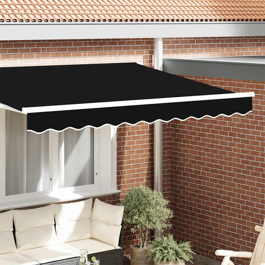 Valência de Toldos Preto 580 x 20 cm lona