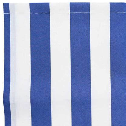 Tecido de substituição para toldo Azul e branco 10 x 1.6 m