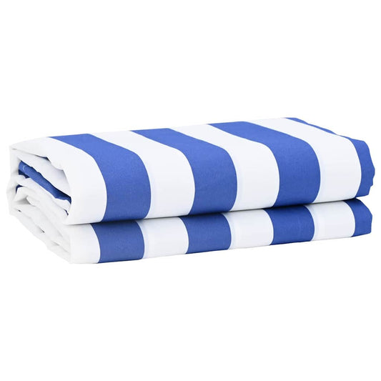 Tecido de substituição para toldo Azul e branco 10 x 1.6 m