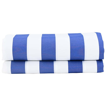 Tecido de substituição para toldo Azul e branco 10 x 1.6 m