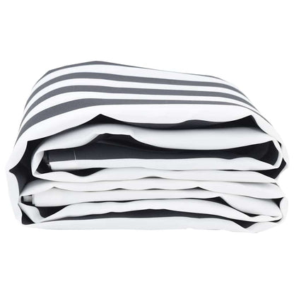 Substituição de Toldos Antracite e Branco 1000 x 160 cm