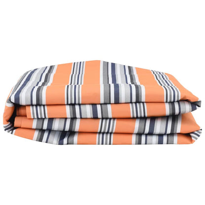 Substituição de Toldos Azul e Laranja 1000 x 160 cm