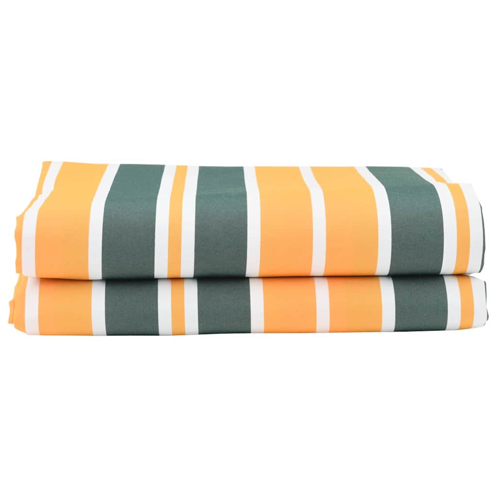 Substituição de Toldos Verde e Amarelo 1000 x 160 cm