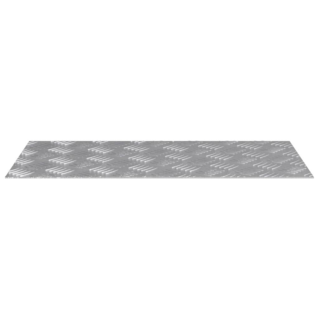 Placas xadrez 2 pcs Prateado 60 x 30 cm Alumínio