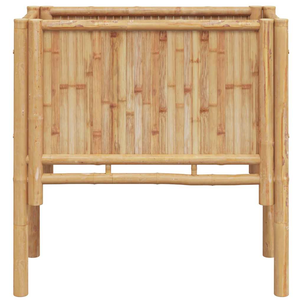Canteiro de jardim elevado Castanho 70 x 35 x 70 cm Bambu