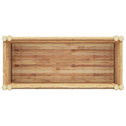 Canteiro de jardim elevado Castanho 70 x 35 x 70 cm Bambu