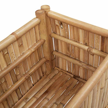 Canteiro de jardim elevado Castanho 90 x 35 x 70 cm Bambu
